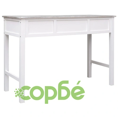 Писалище, сиво, 110x45x76 см, дърво ➤ топ цена ➤ sorbe.bg