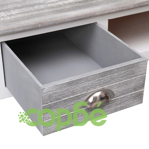 Писалище, сиво, 110x45x76 см, дърво ➤ топ цена ➤ sorbe.bg