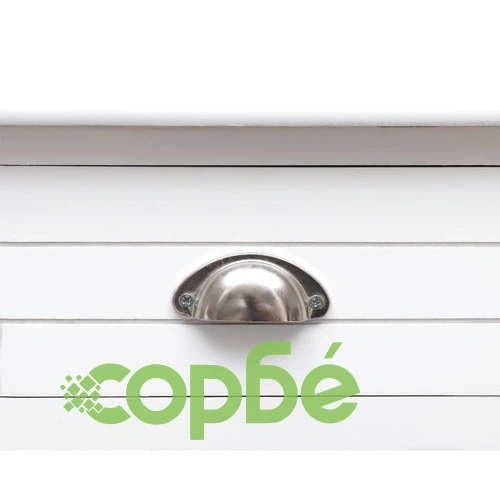 Писалище, бяло, 110x45x76 см, дърво ➤ топ цена ➤ sorbe.bg