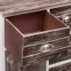 Бюфет с 10 чекмеджета, кафяв, 113x30x79 см, дърво