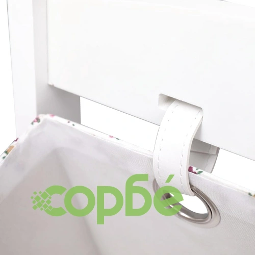 Етажерка с 4 кошници, на цветя, 35x35x125 см, дърво ➤ топ цена ➤ sorbe.bg