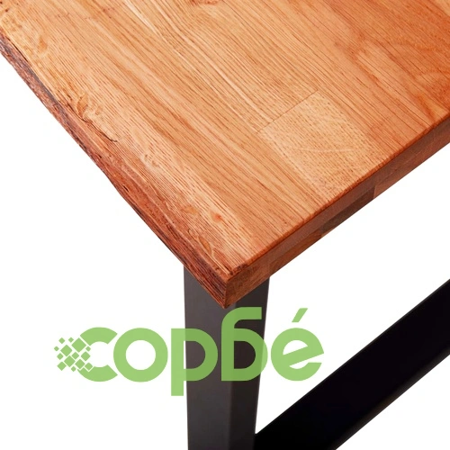 Трапезна маса, естествен цвят, 140x80x75 см, дъбов масив ➤ топ цена ➤ sorbe.bg