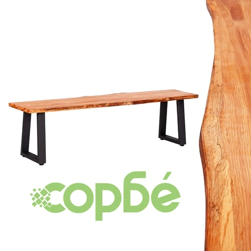 Пейка, 160 см, естествен цвят, дъбова дървесина масив ➤ топ цена ➤ sorbe.bg