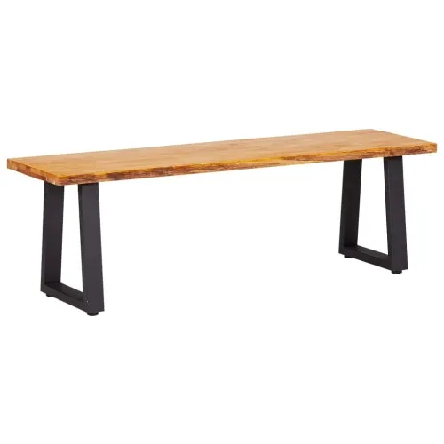 Пейка, 140 см, естествен цвят, дъбова дървесина масив ➤ топ цена ➤ sorbe.bg