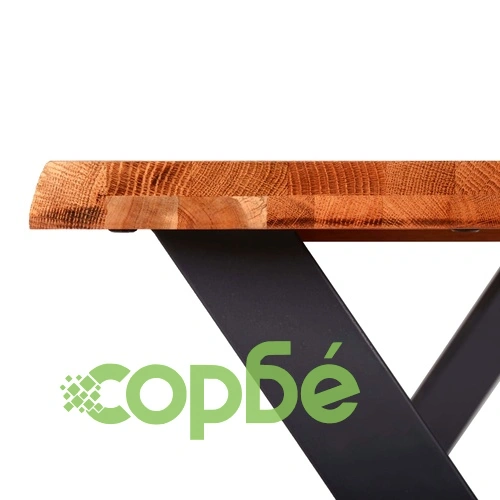 Трапезна маса, естествен цвят, 120x65x75 см, дъбов масив ➤ топ цена ➤ sorbe.bg