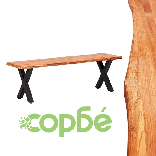 Пейка, 140 см, естествен цвят, дъбова дървесина масив ➤ топ цена ➤ sorbe.bg