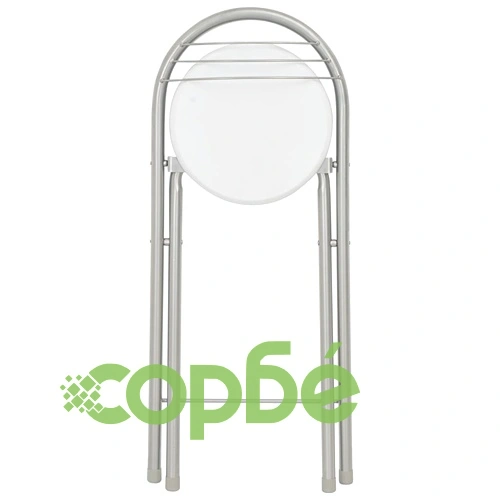 Бар комплект от 3 части с рафтове, дърво и стомана, бял ➤ топ цена ➤ sorbe.bg