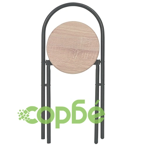 Сгъваем трапезен комплект с рафт, 3 части, МДФ и стомана ➤ топ цена ➤ sorbe.bg