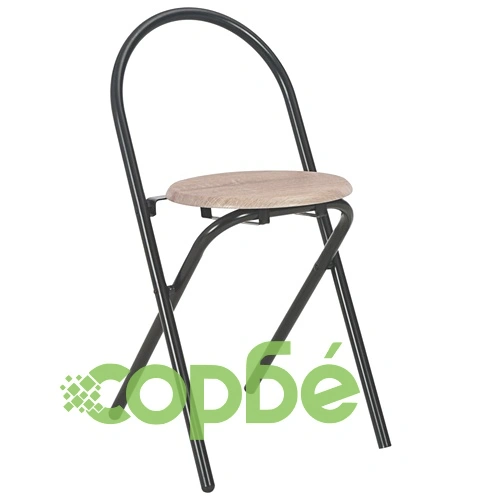 Сгъваем трапезен комплект с рафт, 3 части, МДФ и стомана ➤ топ цена ➤ sorbe.bg