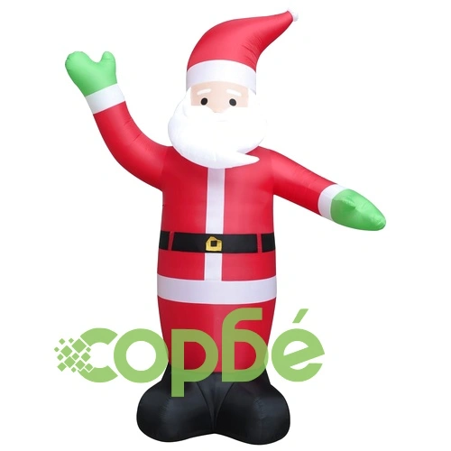Надуваем Дядо Коледа, LED, IP20, 600 см, XXL   ➤ топ цена ➤ sorbe.bg