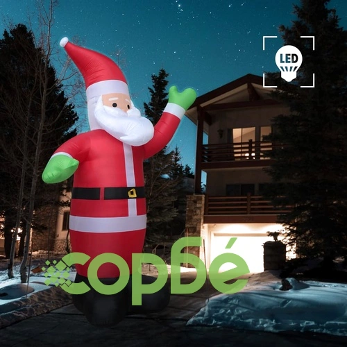 Надуваем Дядо Коледа, LED, IP20, 600 см, XXL   ➤ топ цена ➤ sorbe.bg