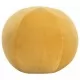 Пуф, памучно кадифе, 50x35 см, жълт
