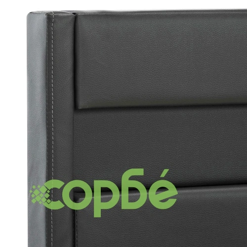 Рамка за легло с LED, антрацит, изкуствена кожа, 120x200 cм  ➤ топ цена ➤ sorbe.bg