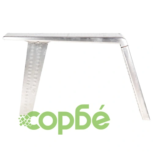 Бюро Aviator, сребристо, 112x50x76 см, метал ➤ топ цена ➤ sorbe.bg