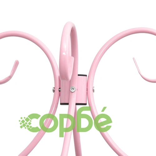 Рамка за легло с балдахин, розова, метал, 90x200 см ➤ топ цена ➤ sorbe.bg