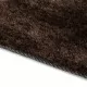 Рошав килим тип шаги, 140x200 см, кафяв
