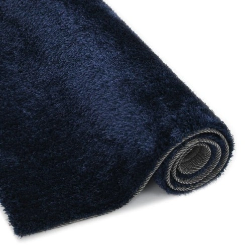 Рошав килим тип шаги, 80x150 см, син ➤ топ цена ➤ sorbe.bg