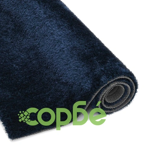 Рошав килим тип шаги, 120x160 см, син ➤ топ цена ➤ sorbe.bg