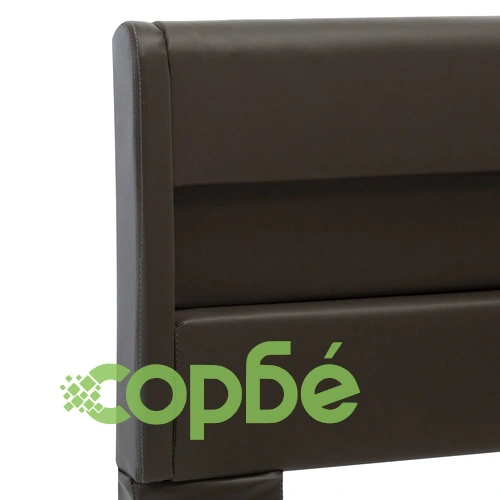 Рамка за легло с LED, антрацит, изкуствена кожа, 120x200 cм  ➤ топ цена ➤ sorbe.bg