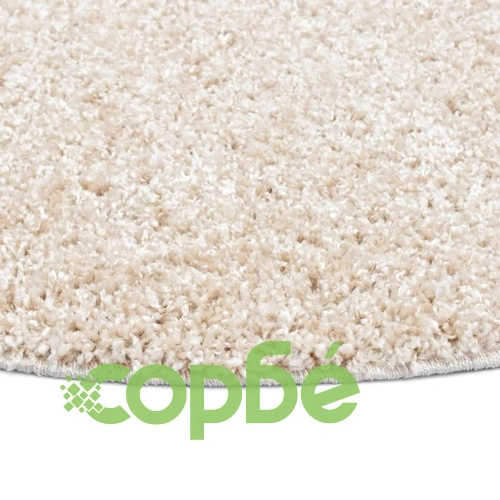 Рошав килим тип шаги, 160 см, бежов ➤ топ цена ➤ sorbe.bg