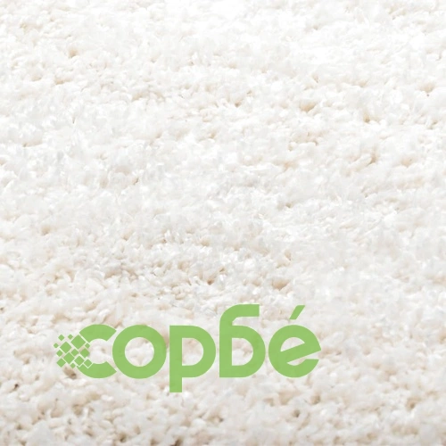 Рошав килим тип шаги, 160 см, кремав ➤ топ цена ➤ sorbe.bg