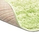 Рошав килим тип шаги, 120 см, зелен
