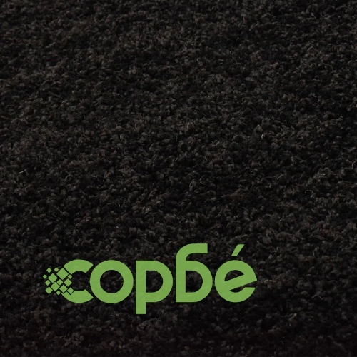 Рошав килим тип шаги, 120 см, черен ➤ топ цена ➤ sorbe.bg