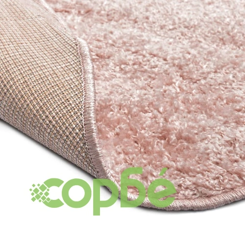 Рошав килим тип шаги, 120 см, бледорозов ➤ топ цена ➤ sorbe.bg