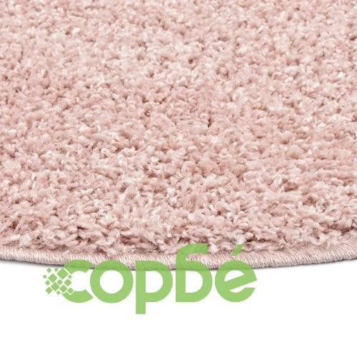 Рошав килим тип шаги, 160 см, бледорозов ➤ топ цена ➤ sorbe.bg
