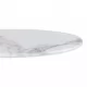 Плот за маса, бял, Ø30 см, стъкло с мраморна текстура