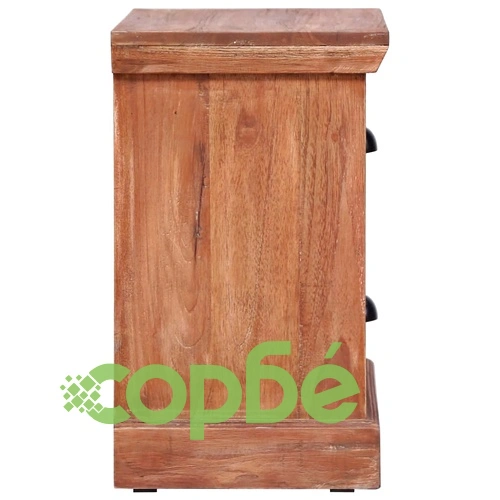 Нощно шкафче, 40х30х50 см, тиково дърво масив ➤ топ цена ➤ sorbe.bg