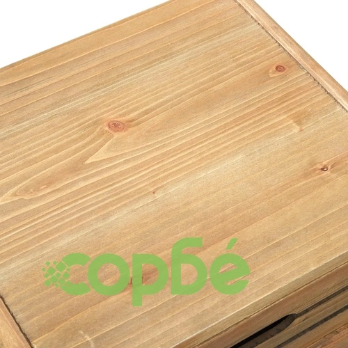 Бюфет с 5 чекмеджета, кафяв, 37x30x97,5 см, дърво ➤ топ цена ➤ sorbe.bg