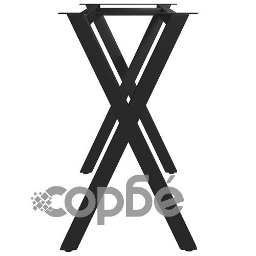 Крак за трапезна маса, X-образна рамка, 100x40x72 см ➤ топ цена ➤ sorbe.bg