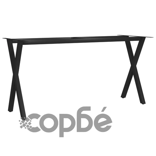 Крак за трапезна маса, X-образна рамка, 160x70x72 см ➤ топ цена ➤ sorbe.bg