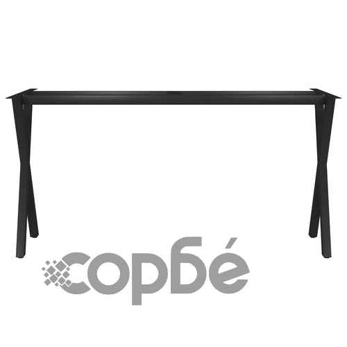 Крак за трапезна маса, X-образна рамка, 160x70x72 см ➤ топ цена ➤ sorbe.bg