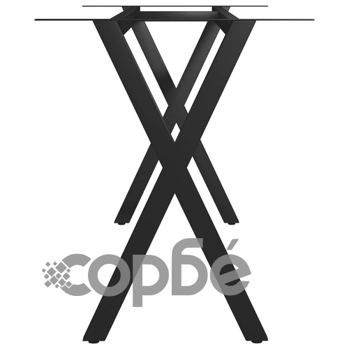 Крак за трапезна маса, X-образна рамка, 160x70x72 см ➤ топ цена ➤ sorbe.bg