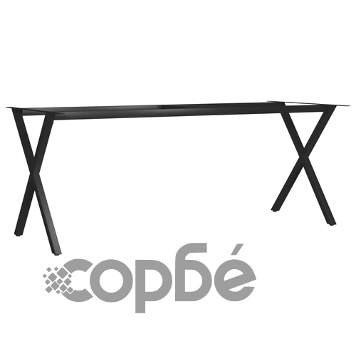 Крак за трапезна маса, X-образна рамка, 180x80x72 см ➤ топ цена ➤ sorbe.bg