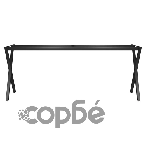 Крак за трапезна маса, X-образна рамка, 180x80x72 см ➤ топ цена ➤ sorbe.bg