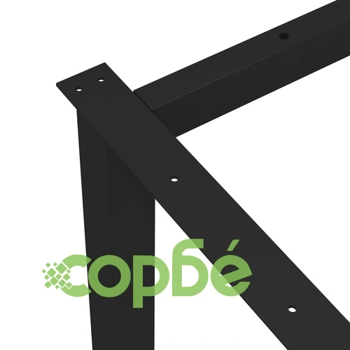 Крак за трапезна маса, H-образна рамка, 200x80x72 см ➤ топ цена ➤ sorbe.bg