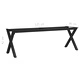 Крак за пейка, X-образна рамка, 125x36x42 см