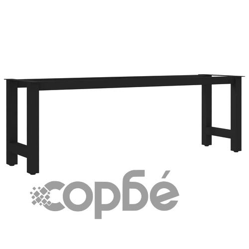 Крак за пейка, H-образна рамка, 125x36x42 см ➤ топ цена ➤ sorbe.bg