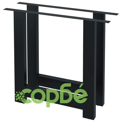 Крака за трапезна маса, 2 бр, Н-образна рамка, 80x72 см ➤ топ цена ➤ sorbe.bg