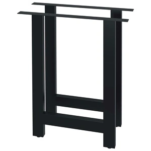 Крака за трапезна маса, 2 бр, Н-образна рамка, 60x72 см