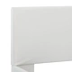 Рамка за легло с LED, бяла, изкуствена кожа, 160x200 cм 