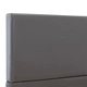 Легло с повдигащ механизъм сиво изкуствена кожа 140x200 cм