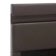 Легло повдигащ механизъм с LED сиво изкуствена кожа 120x200 cм 