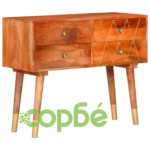 Бюфет, 85x40x70 см, мангово дърво масив ➤ топ цена ➤ sorbe.bg