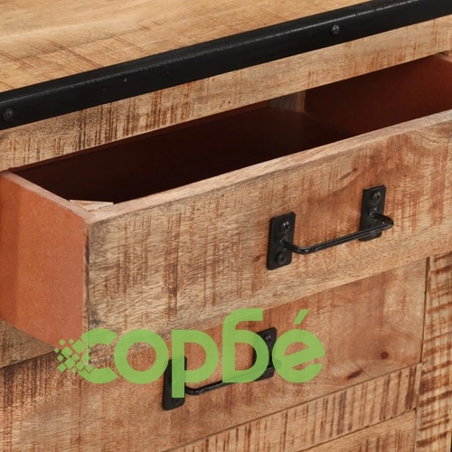 Бюфет, 100x31x60 см, грубо мангово дърво масив ➤ топ цена ➤ sorbe.bg