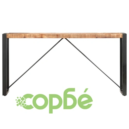 Конзолна маса, 150x35x76 см, мангово дърво масив ➤ топ цена ➤ sorbe.bg