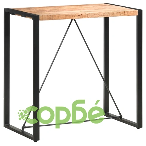 Бар маса, 110x60x110 см, мангово дърво масив ➤ топ цена ➤ sorbe.bg